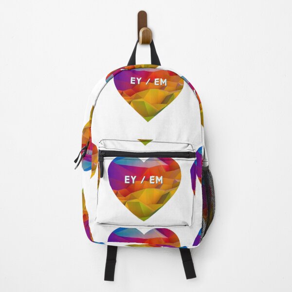Item preview, Ey/Em Pronouns in a Rainbow Heart designed and sold by MxA19.