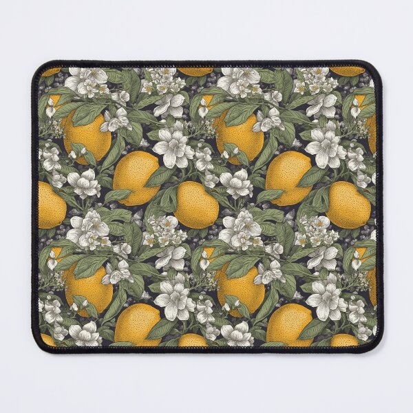 Item preview, Lemons and Flowers Botanical Print designed and sold by CC-ArtStudio.