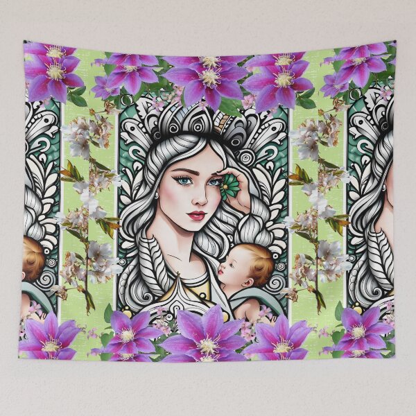 Item preview, Violeta My Mother and I, Her Daughter in the Spring Garden designed and sold by Jhoane.