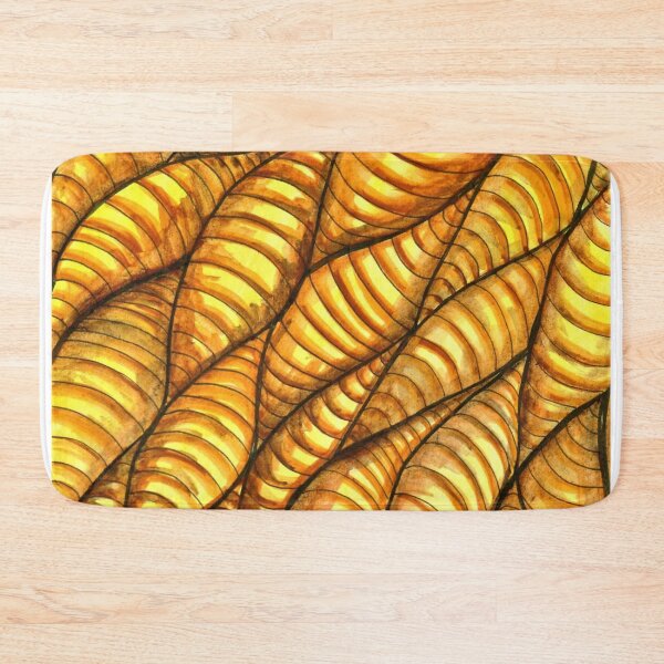 Item preview, Pattern abstract waves watercolor fine art designed and sold by janianna.