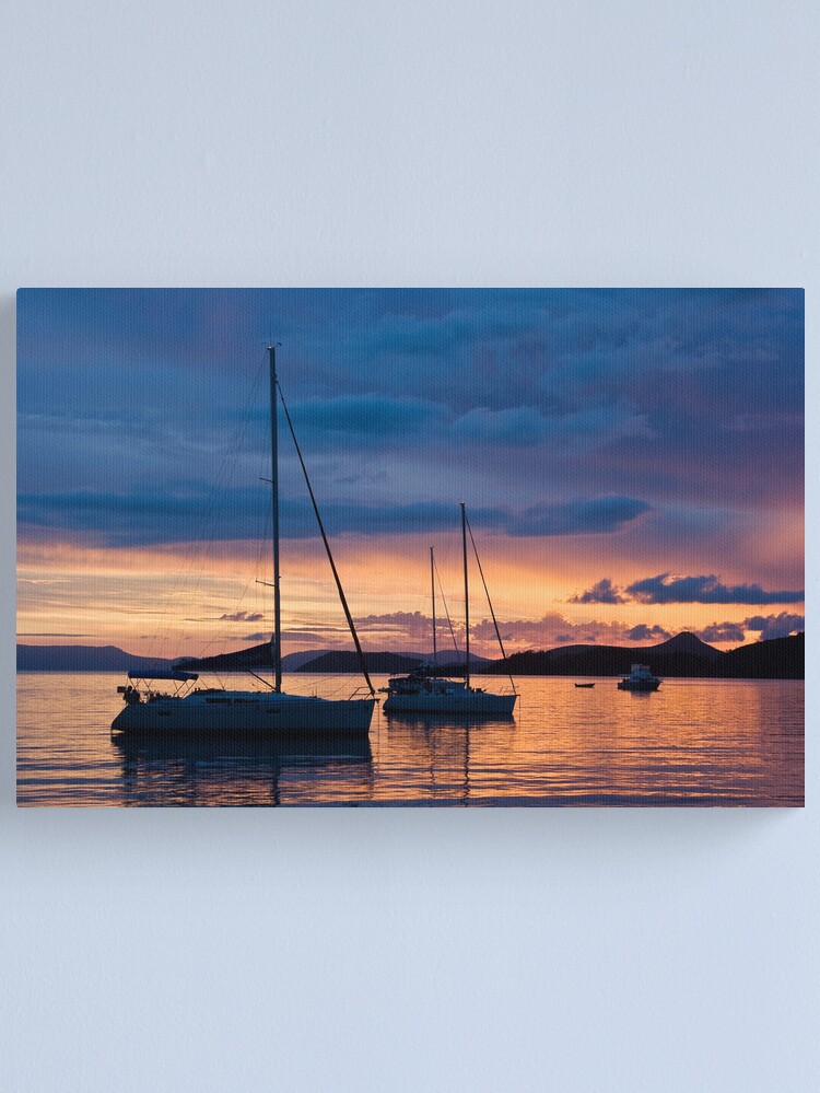 Thumbnail 2 of 3, Canvas Print, Sunset at Chance Bay designed and sold by Tim Wootton.