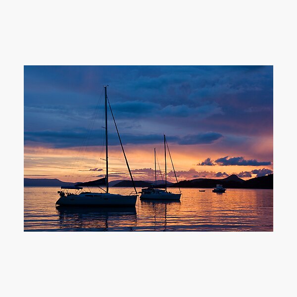 Sunset at Chance Bay Photographic Print