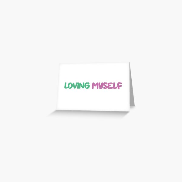 Item preview, loving myself designed and sold by ssabala.