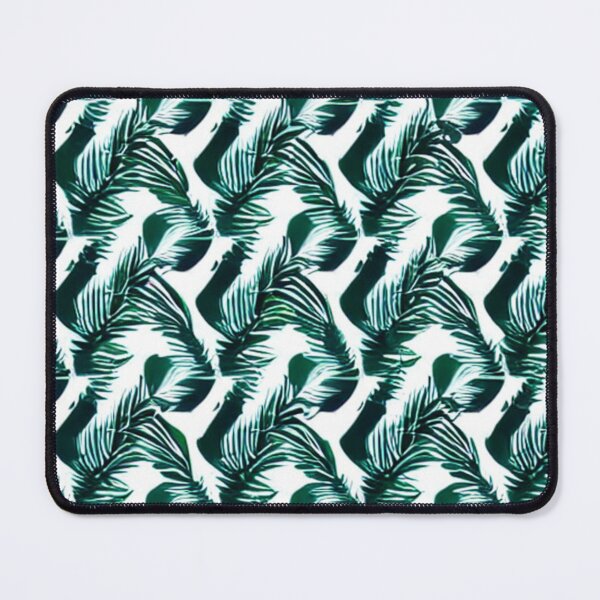 Item preview, Abstract Green Feather Leaf Pattern designed and sold by calibrit.