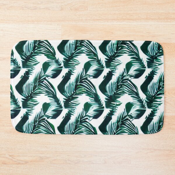 Item preview, Abstract Green Feather Leaf Pattern designed and sold by calibrit.