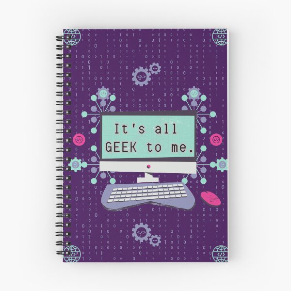 Item preview, Funny "It's all GEEK to me" computer coding puns designed and sold by Write-to-Rebel.
