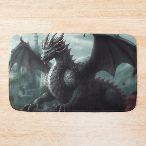 Item preview, Silver & Emerald Dragon designed and sold by Jades-Corner.