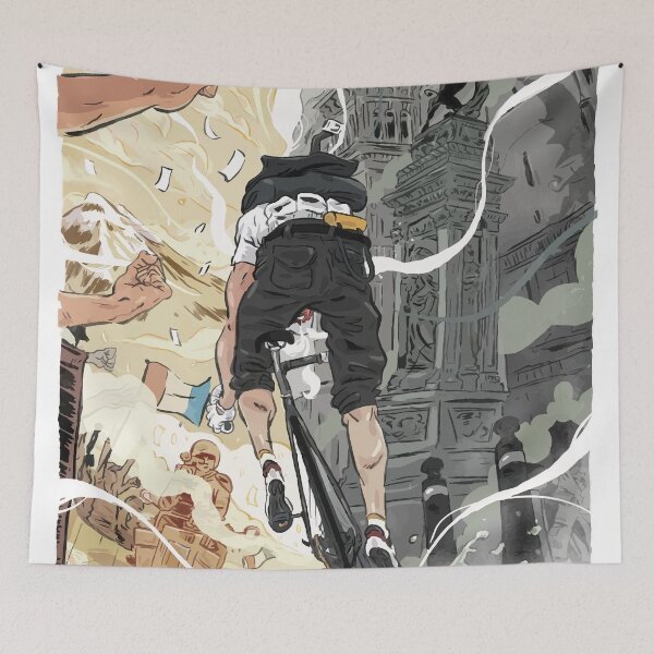 Item preview, Fixed Bike Cyclist France Cartoon designed and sold by mlengse.