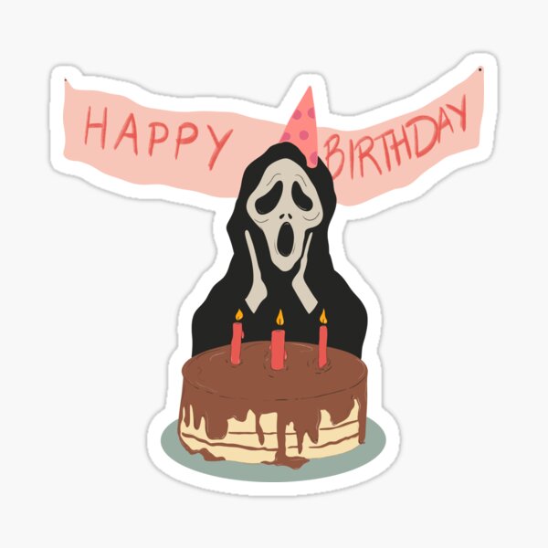 Happy birthday ghost face