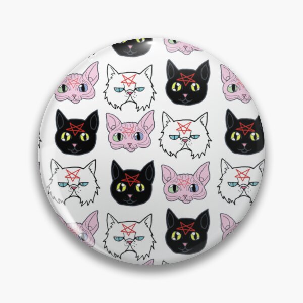 Item preview, Satan Kitties Pattern designed and sold by HattGerla.
