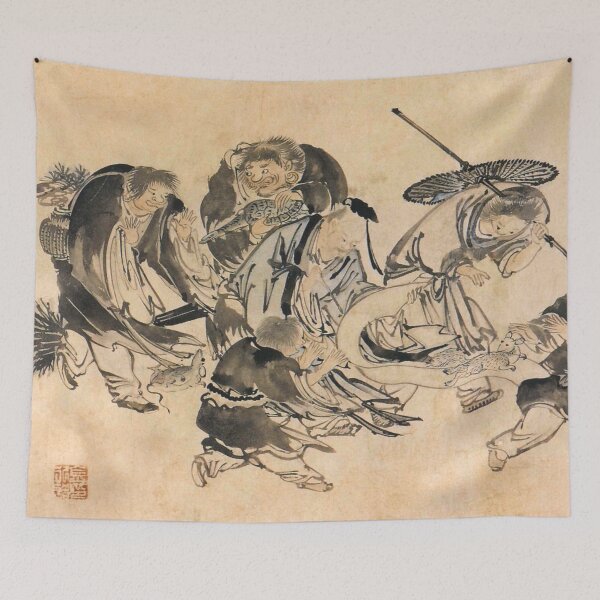 Item preview, Korean Painting Minhwa Gunseondo designed and sold by tangerinemars.