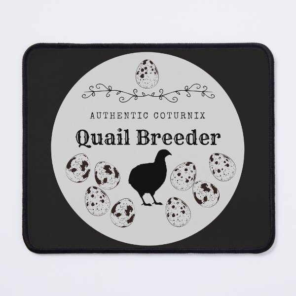Item preview, Authentic Coturnix Quail Breeder Grey designed and sold by Ashley Gagnon.