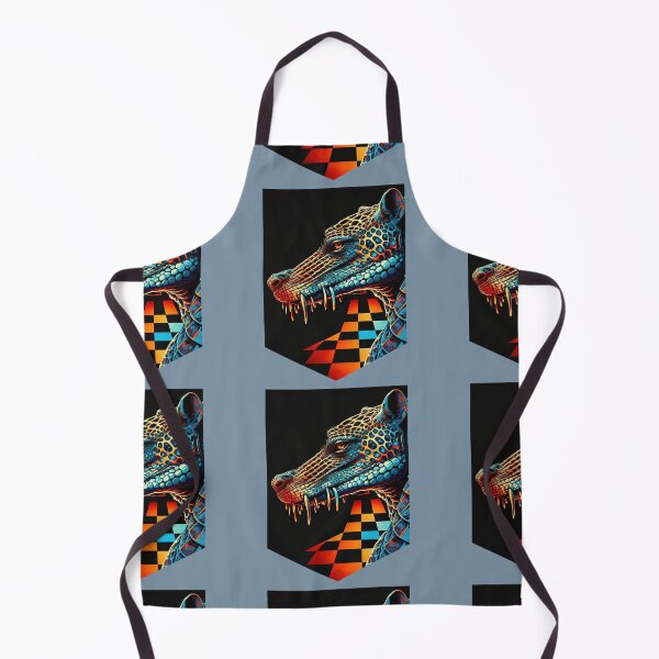 Item preview, Checkmate with Our Psychedelic Chess Crocodile Design on Various Products! designed and sold by DaiInMetropolis.