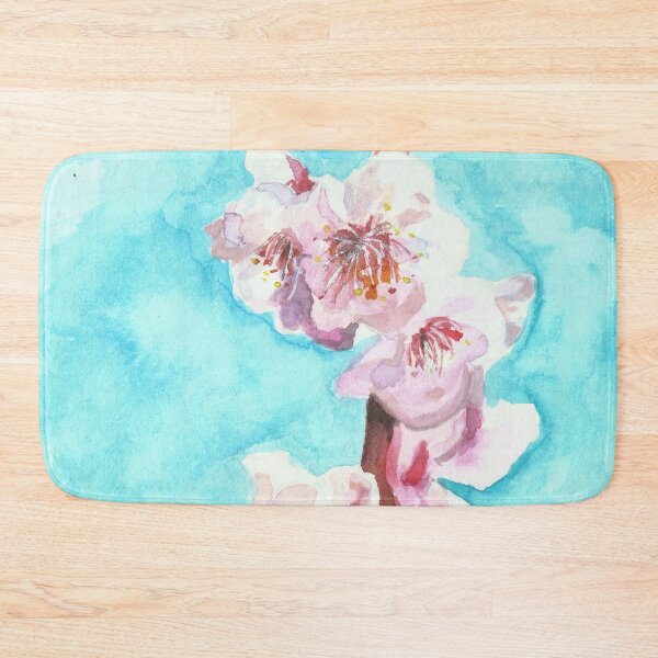 Item preview, watercolor painting of sakura flowers designed and sold by cupofju.
