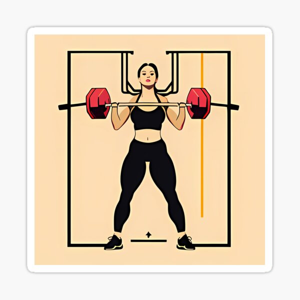 Workout Motivation for Women Sticker for Sale by mahi1design