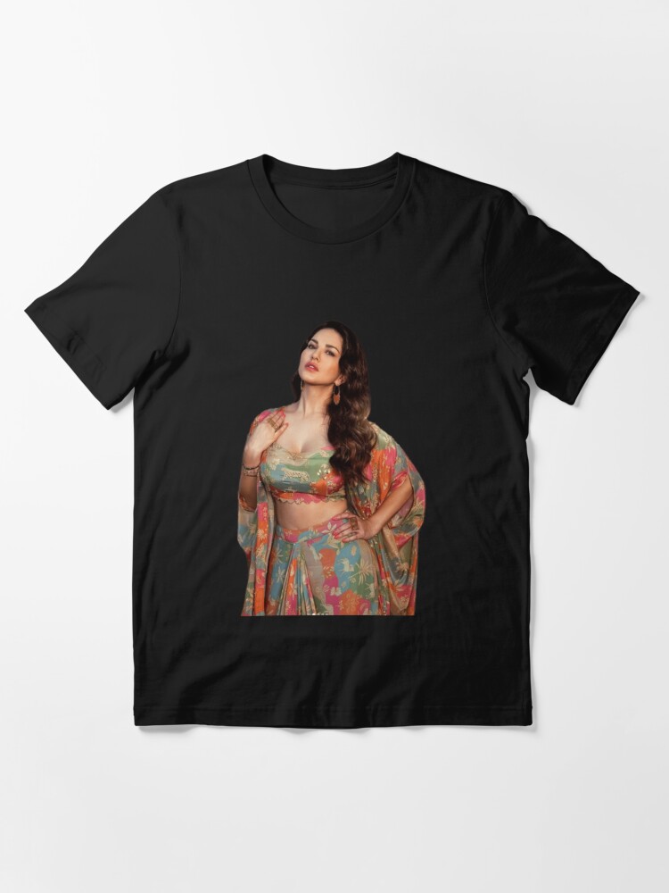 Sunny leone printed cheap t shirt