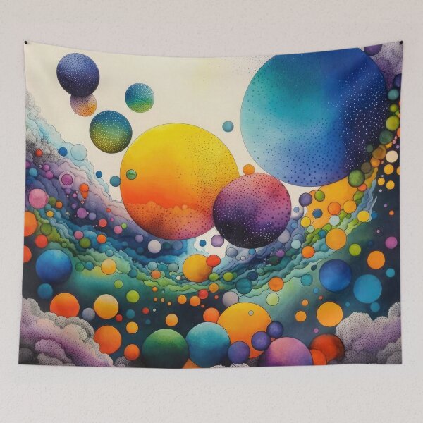 Item preview, It's a Bubbly World! designed and sold by ImaginationbyAI.