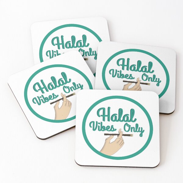 Item preview, Halal Vibes Only Design designed and sold by TheMuzlimz.
