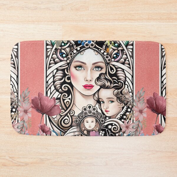 Item preview, Memory of Mother, Daughter and Grand-Daugther in Spring Sunshining Flowers designed and sold by Jhoane.