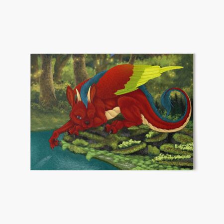 Rainbow Dragon Art Board Print