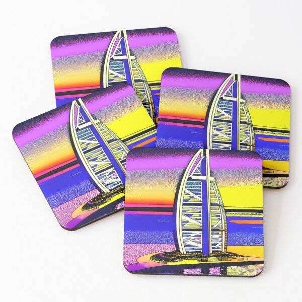 Item preview, The luxurious Burj Al Arab in retro style designed and sold by imagenia.