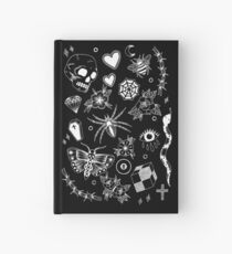 Alle Dinge - Schwarzer Hintergrund Notizbuch