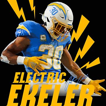 Austin Ekeler Away Jersey Sticker for Sale by designsheaven