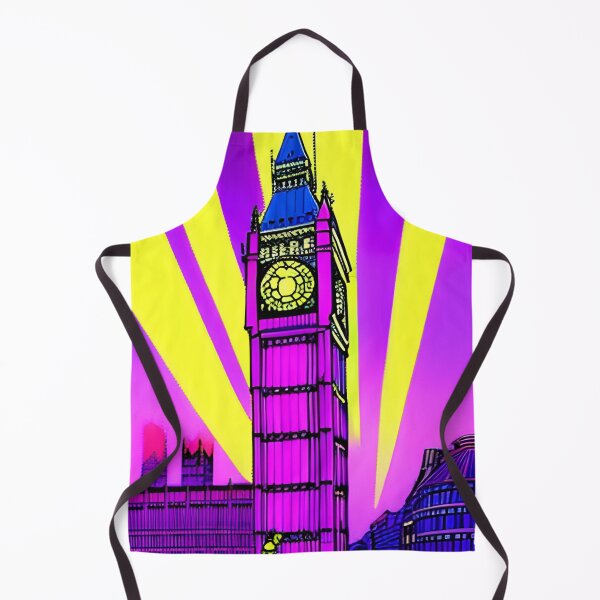 Item preview, London Big Ben clock in retro style designed and sold by imagenia.