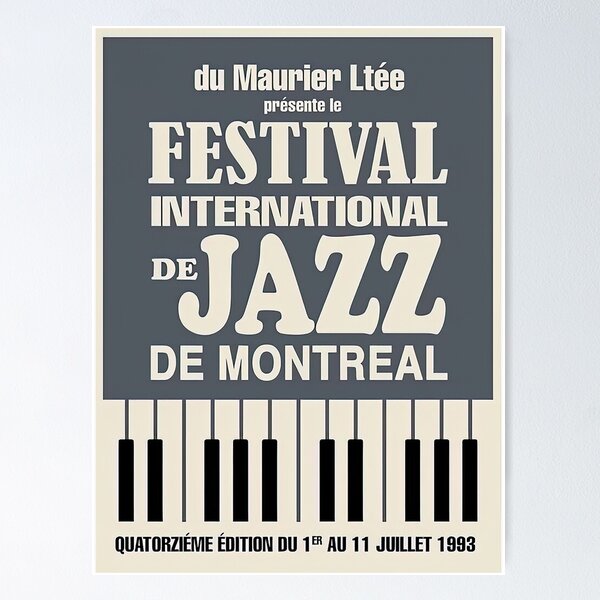 Item preview, De Jazz De Montreal Fest designed and sold by clydewilcox.