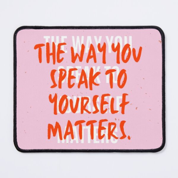 Item preview, the way you speak to yourself matters pink pastel vintage self love affirmation designed and sold by Anavrisss.