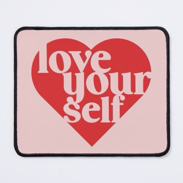 Item preview, love your self pink pastel vintage self love affirmation designed and sold by Anavrisss.