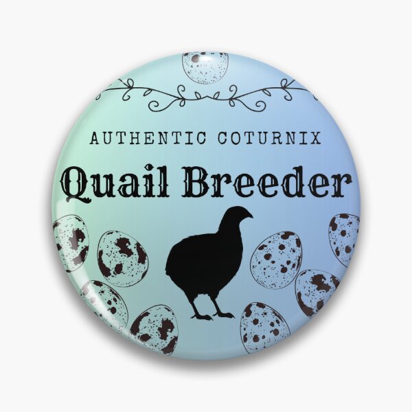 Item preview, Authentic Coturnix Quail Breeder Blue Gradient designed and sold by Ashley Gagnon.