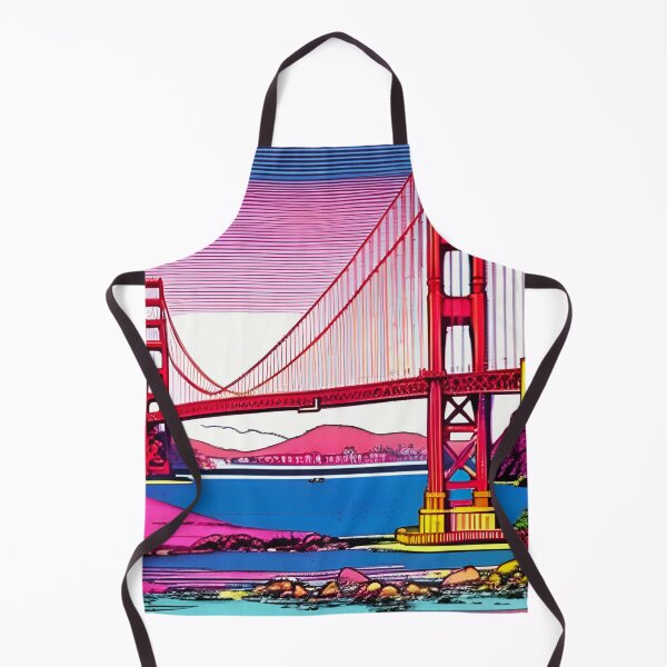 Artikelvorschau, Die Golden Gate Bridge im Retro-Stil entworfen und verkauft von imagenia.