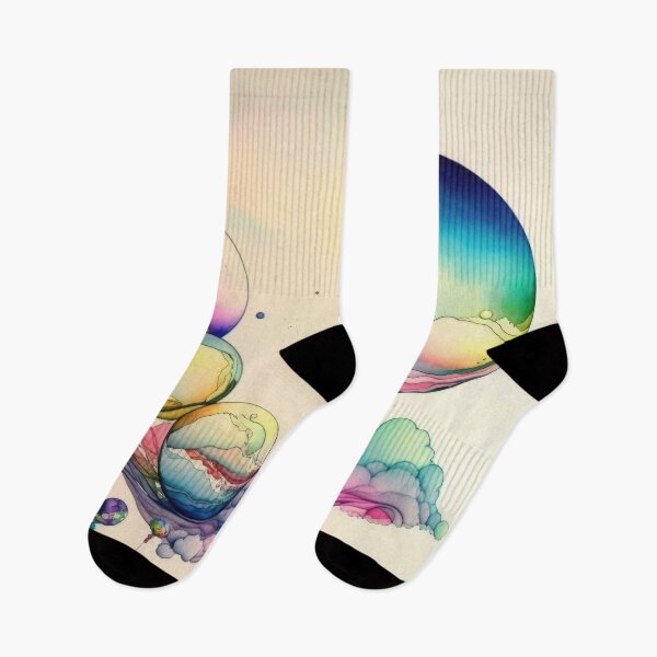 Item preview, Rainbow Bubbles designed and sold by ImaginationbyAI.