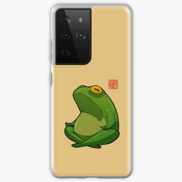 Item preview, Yoga Frog Cross Legged Pose designed and sold by DingHuArt.