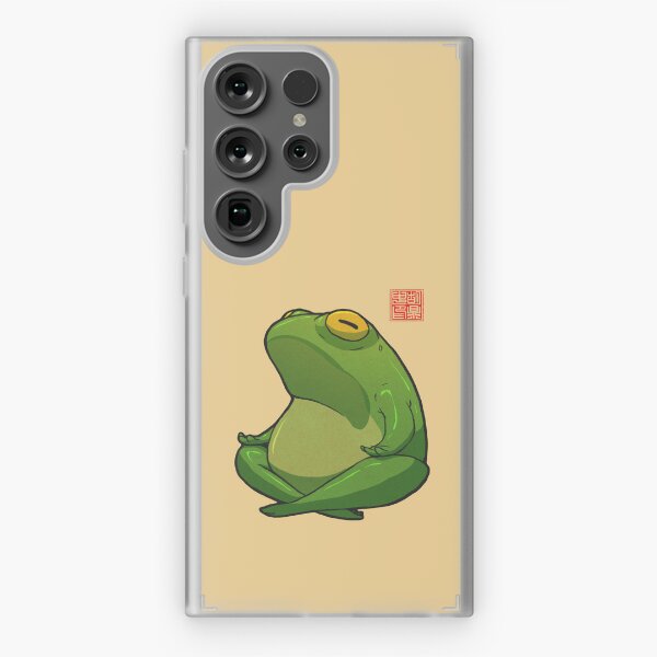 Item preview, Yoga Frog Cross Legged Pose designed and sold by DingHuArt.