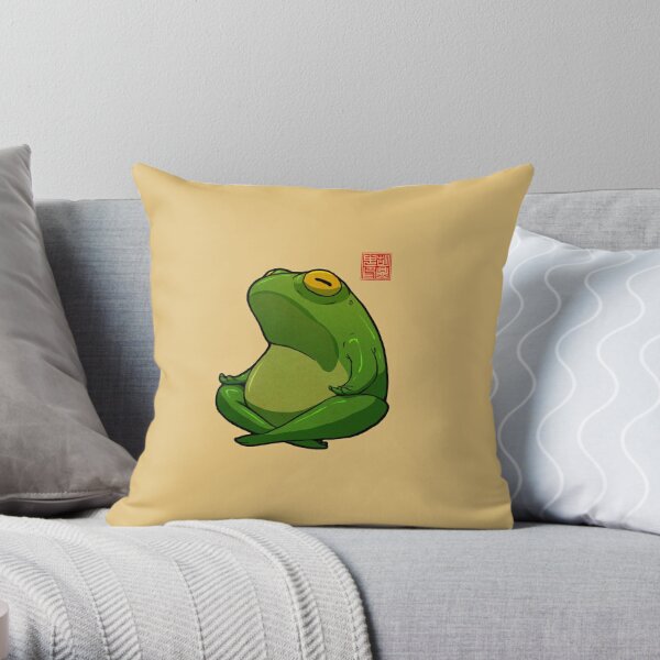 Round Frog Pillows & Cushions for Sale