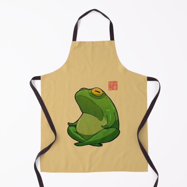 Item preview, Yoga Frog Cross Legged Pose designed and sold by DingHuArt.