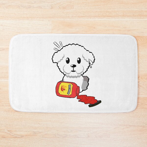Item preview, Cute Furry Dog Spilled hot sauce designed and sold by Pet Station.
