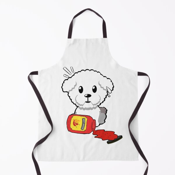 Item preview, Cute Furry Dog Spilled hot sauce designed and sold by Pet Station.