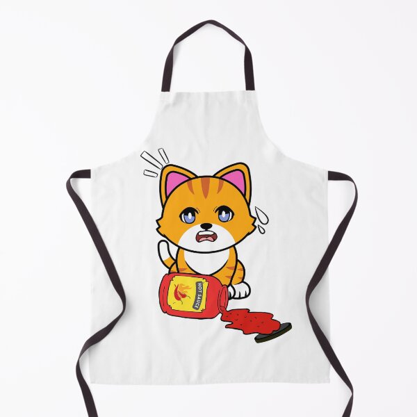 Item preview, Cute Orange Cat Spilled hot sauce designed and sold by Pet Station.