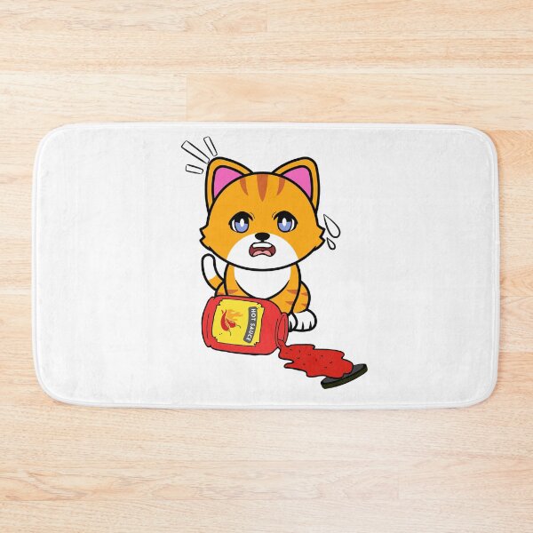 Item preview, Cute Orange Cat Spilled hot sauce designed and sold by Pet Station.