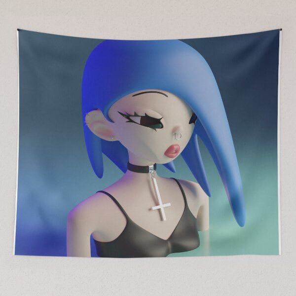Item preview, Gothic Blue Bust Render designed and sold by GuiltyCrow.