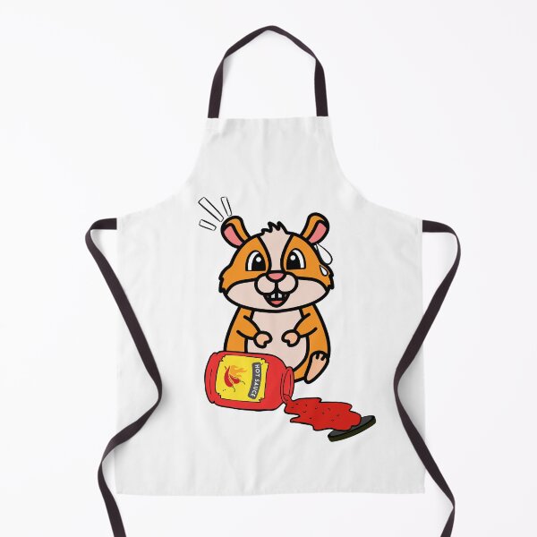 Item preview, Cute Furry Hamster Spilled hot sauce designed and sold by Pet Station.