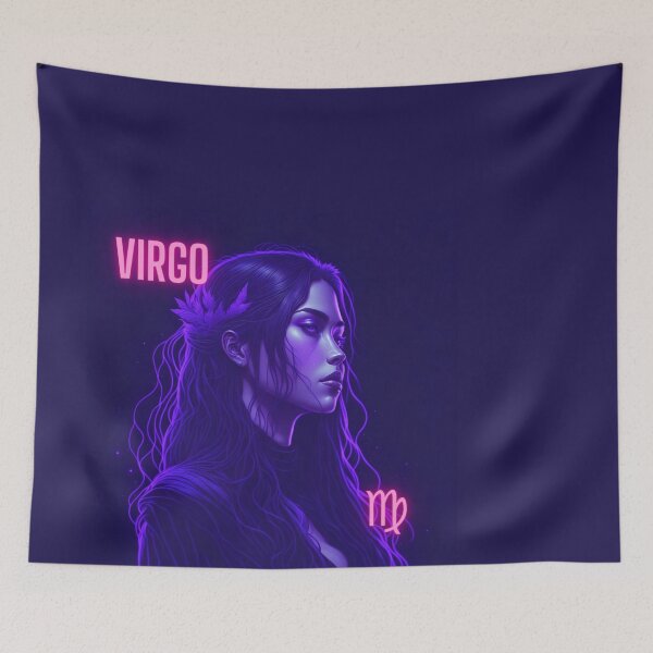 Item preview, Aesthetic Virgo Zodiac Art Space Theme Astrology designed and sold by PenAndSword-.