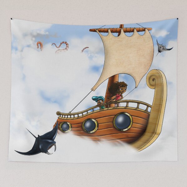 Item preview, African American Kids on a Boat designed and sold by treasured-gift.