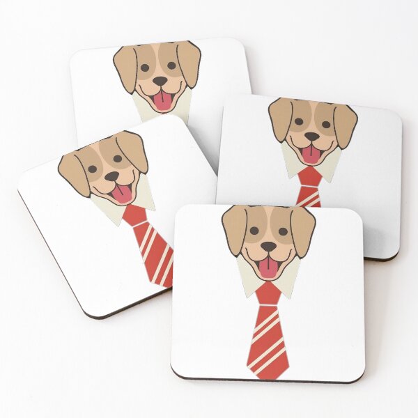 Item preview, Dog with Style: A Fashionable Dog in a Tie designed and sold by PetPrintPalace.