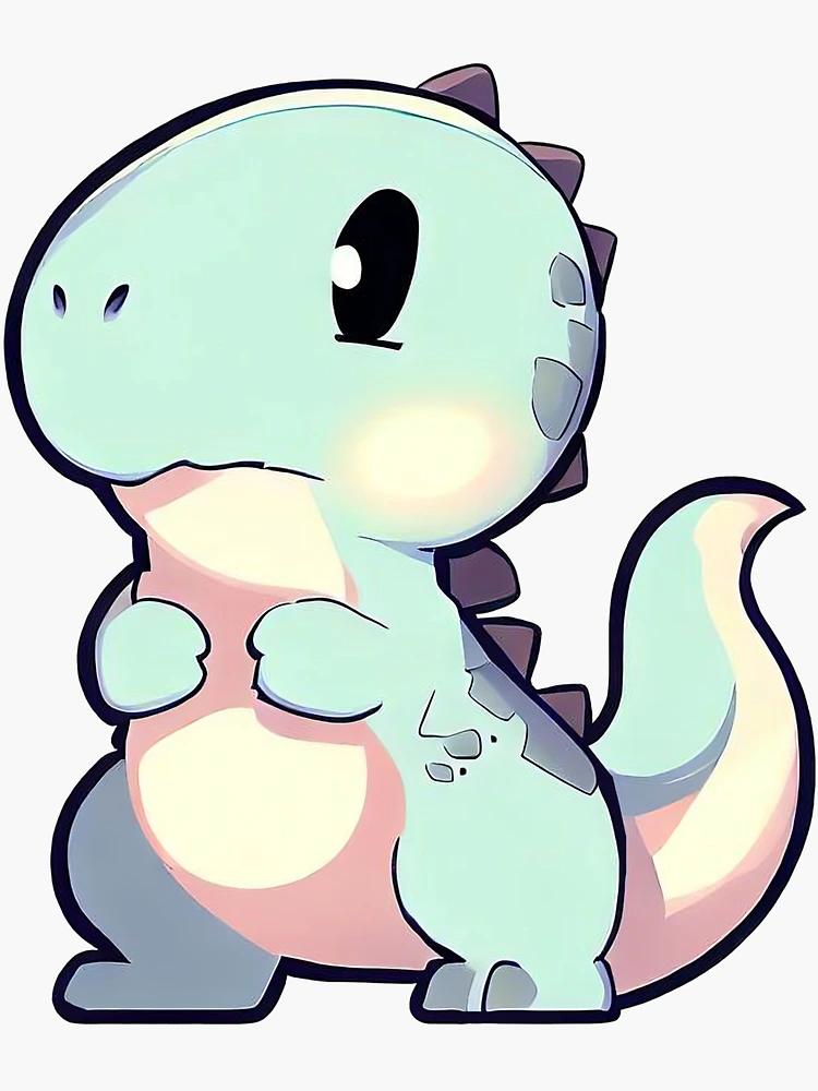 Kawaii Dino Stickers - Nom Nom – Sweet Kawaii Design