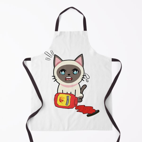 Item preview, Cute Siamese Cat Spilled hot sauce designed and sold by Pet Station.