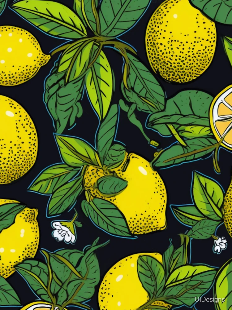 Thumbnail 4 of 4, iPhone Case, Lemon Tree Pattern designed and sold by UlDesigns.